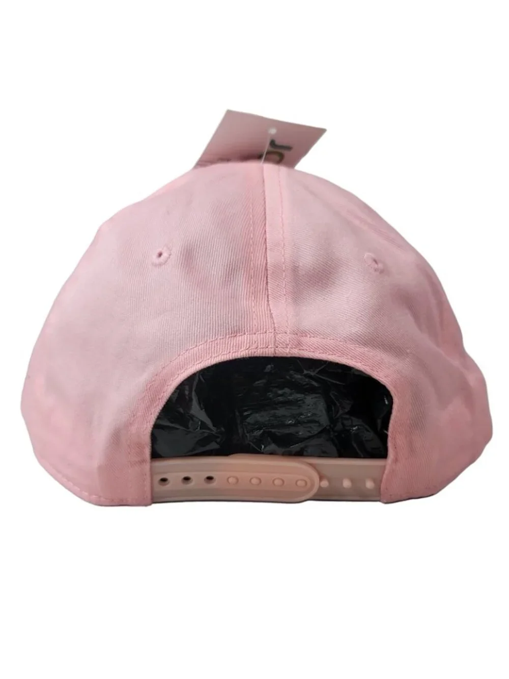 Joy Pixels Hamburger Emoji Hat Pink OS Curved Snapback Baseball Cap Adj NEW